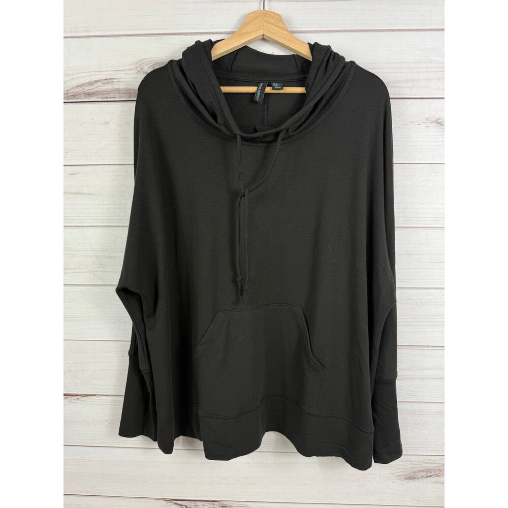Womens‎ Cynthia Rowley Black Pullover Activewear Hoodie Long Sleeve XL